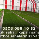 kapalı halı saha yapan firmalar 2018
