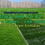 sentetik çim halı saha yapım firması