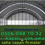 trapez alüminyum çatı kaplama halı saha
